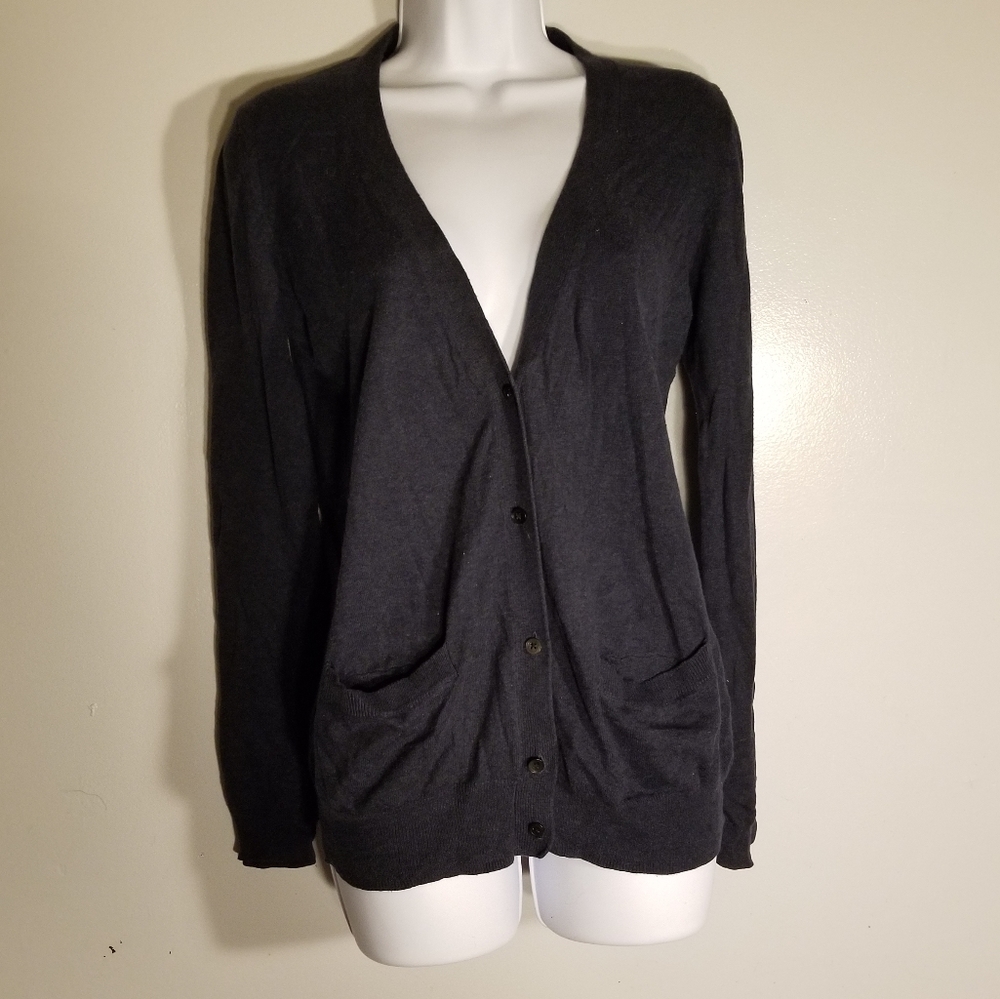 Joe Fresh Dark Gray Cardigan